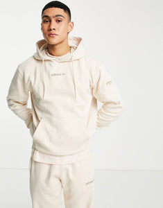 adidas Originals 'Trefoil Linear' hoodie beige