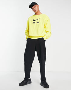 Nike Air French terry sweat yellow