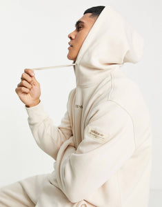 adidas Originals 'Trefoil Linear' hoodie beige