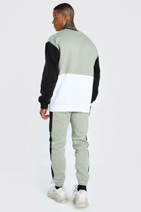 Oversized Official Colour Block Tracksuit