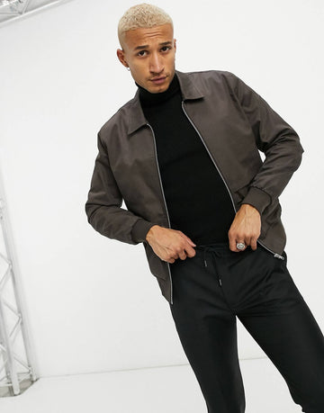 Harrington jacket - brown