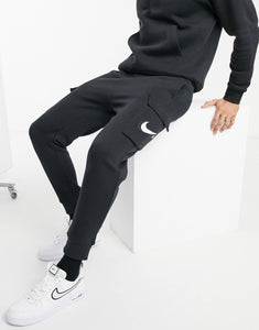 Nike court cargo joggers black