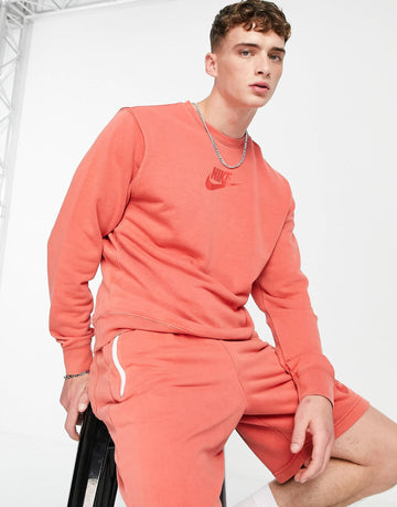 Nike Washed sweatshirt red