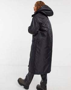 Nylon parka - Black