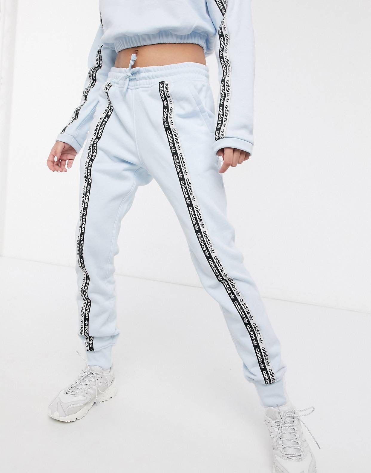 Adidas originals ryv discount joggers in grey