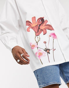 Këmishë Placement Floral oversized