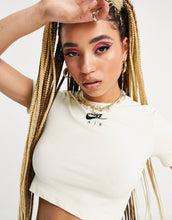 Load image into Gallery viewer, Nike Air cropped t-shirt off white