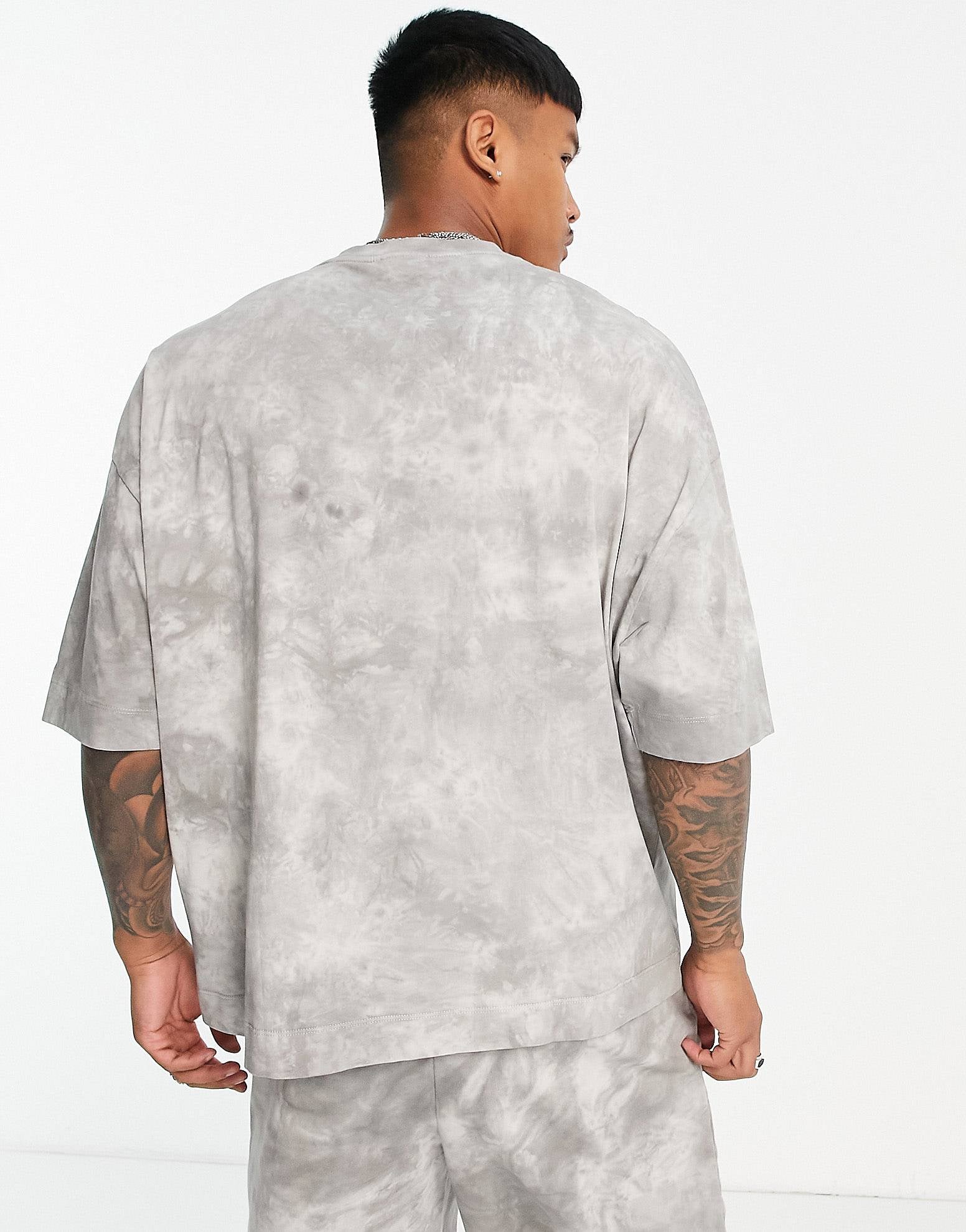 Dark Future oversized t-shirt brown wash