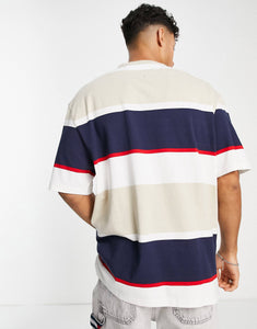 Tommy Jeans oversized bold stripe  beige