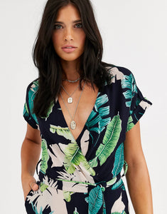 Liquorish jumpsuit - Palm print