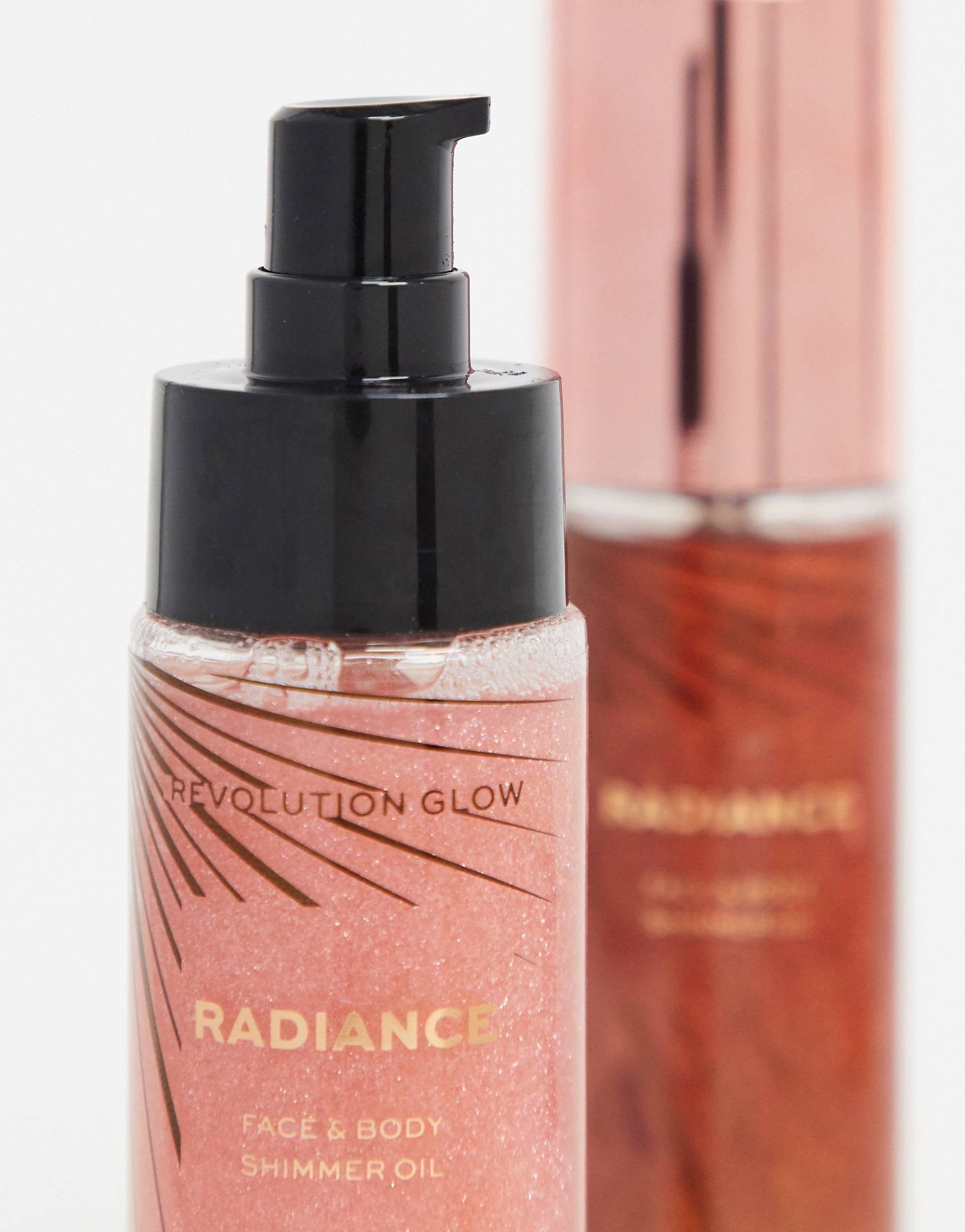 Revulution Glow Radiance Shimmer Oil - Pink