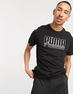 Puma script logo black