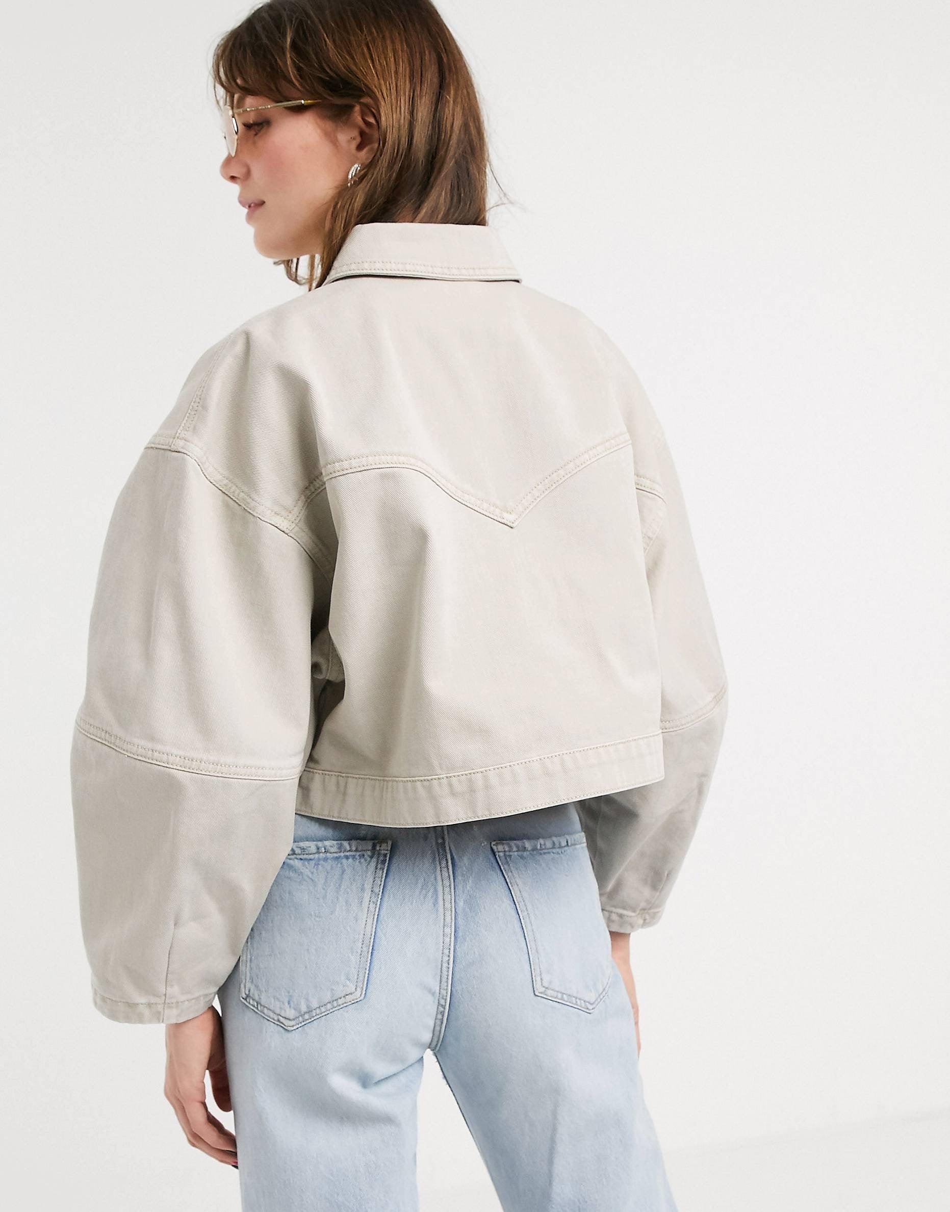 Jakne Denim oversized - Stone