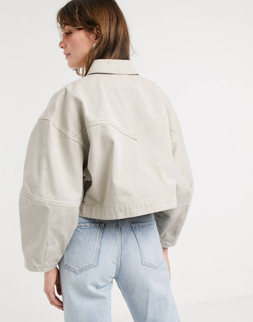 Jakne Denim oversized - Stone