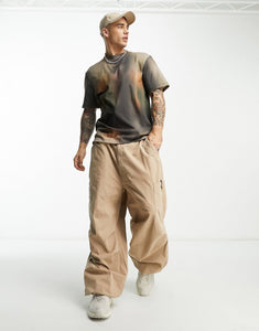 HUGO Diobo t-shirt khaki tones