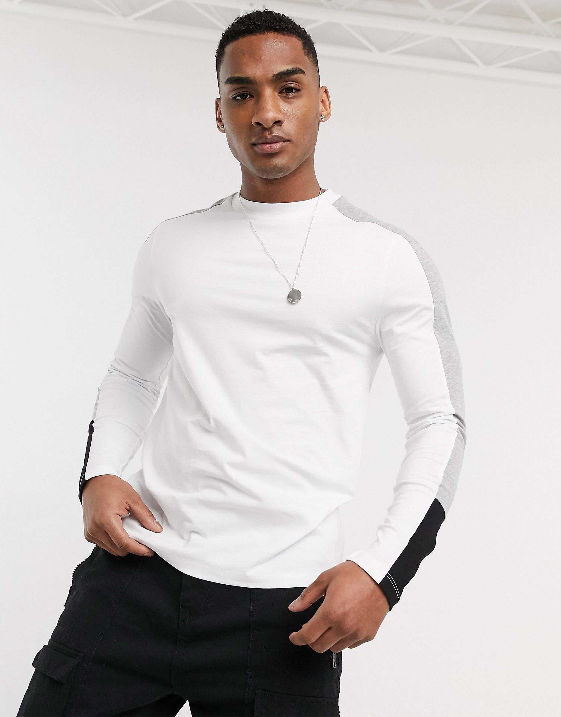 Bluze Panels in white