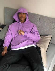 Duks hem in Purple - oversized