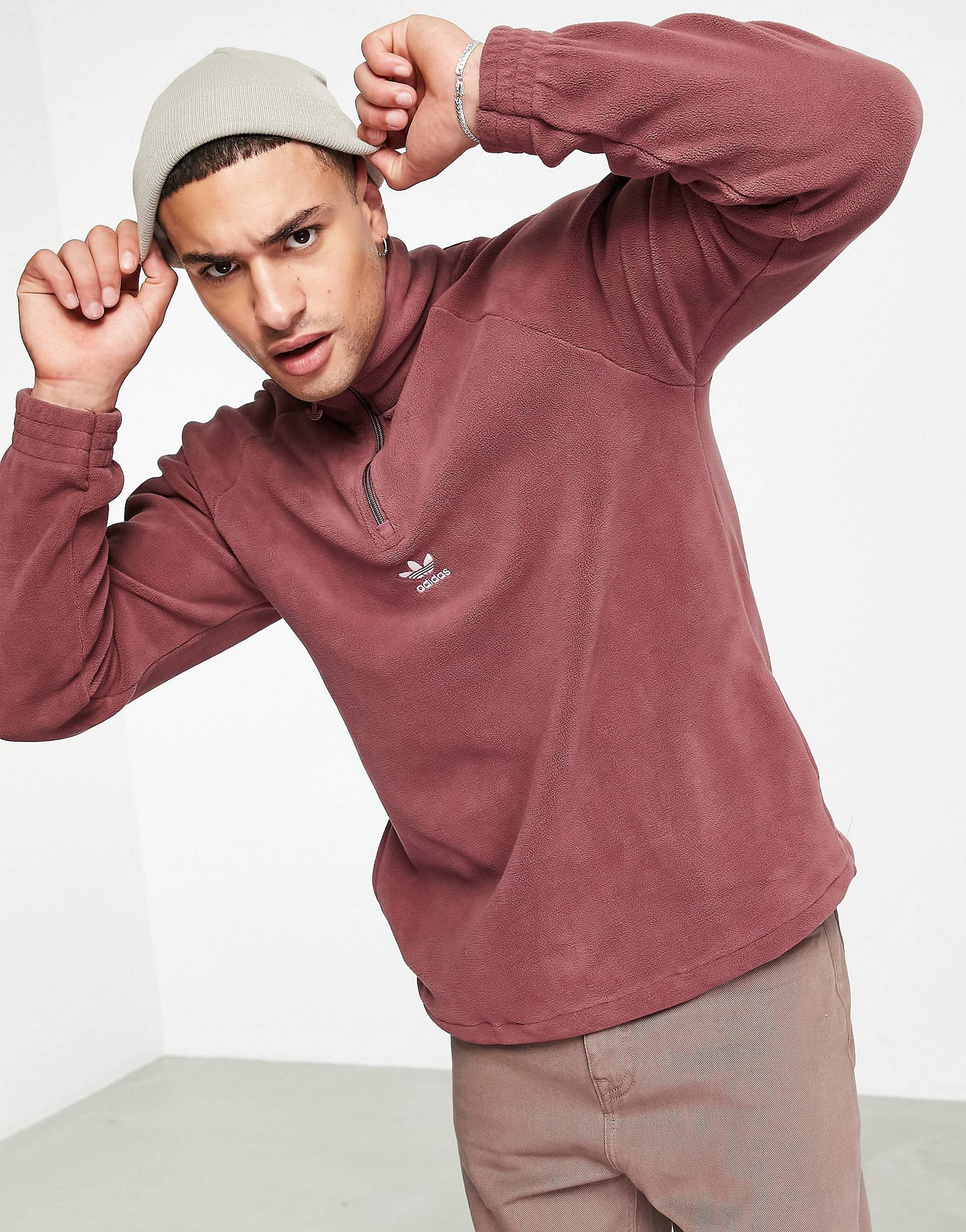 adidas Originals adicolor fleece crimson