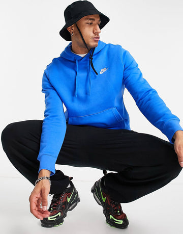 Nike Club hoodie blue