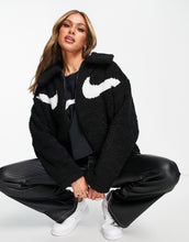 Load image into Gallery viewer, Nike sherpa jacket black