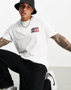 Tommy Jeans faded flag white