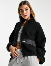 Load image into Gallery viewer, Nike mini swoosh faux jacket