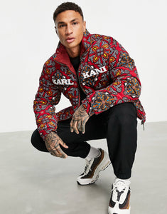 Karl Kani puffer jacket multi