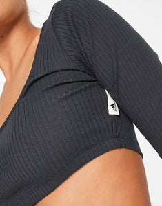 adidas Sportswear Studio Lounge crop top