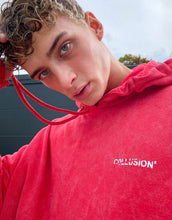 Load image into Gallery viewer, Duks COLLUSION oversized red acid wash