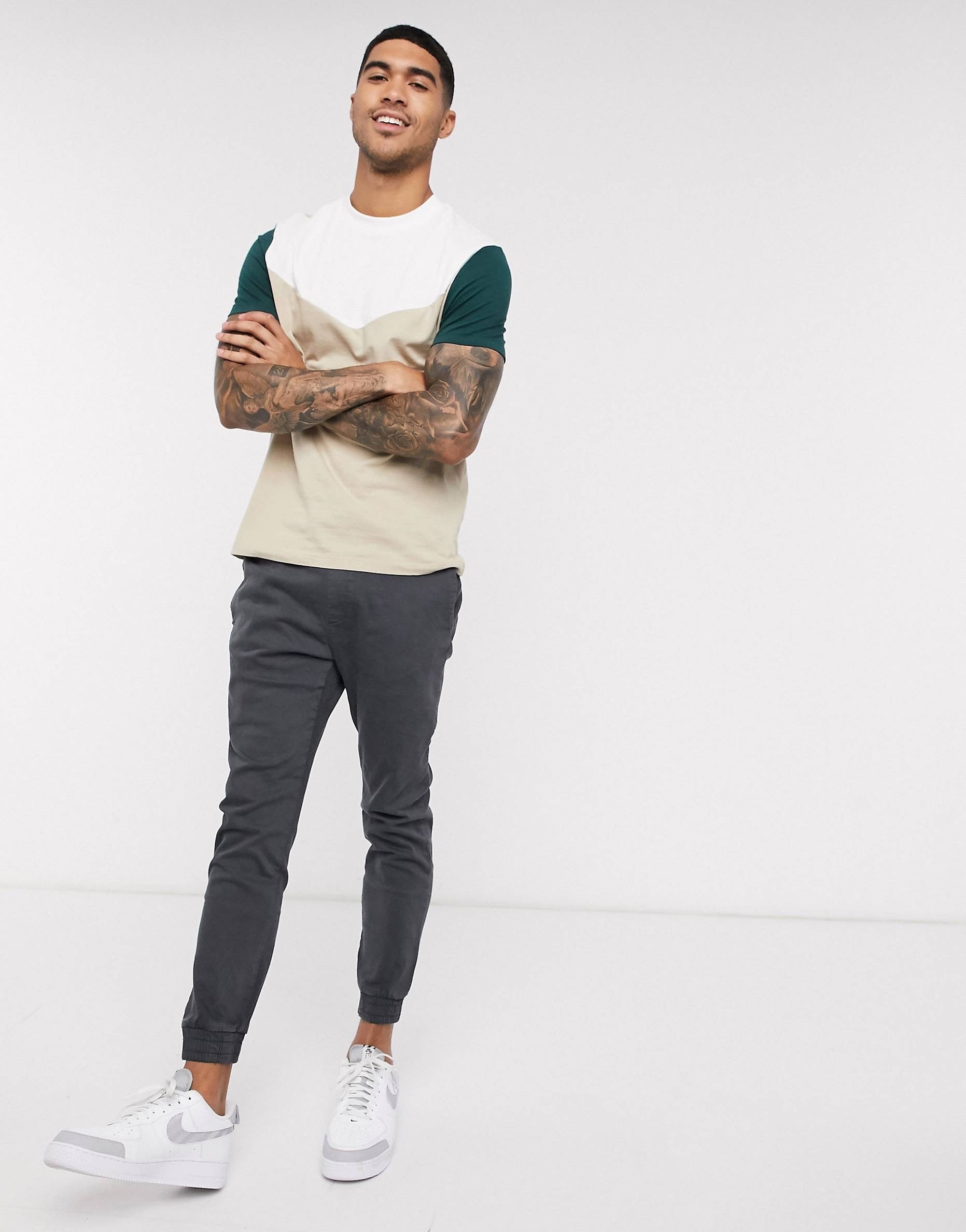 Maic Chevron in Beige