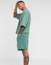 Load image into Gallery viewer, Set Co-ord Green Acid Wash oversized - Maicë dhe Shorce