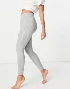 Nike swoosh high rise leggings grey