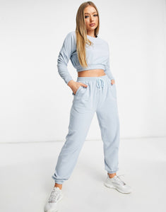 South Beach oversized co-ord blue