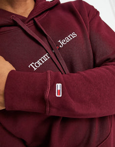 Tommy Jeans hoodie burgundy