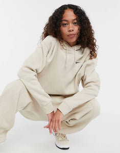 Tracksuit Nike mini swoosh oversized in oatmeal