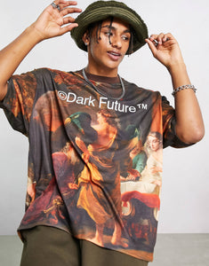 Dark Future oversized t-shirt tapestry