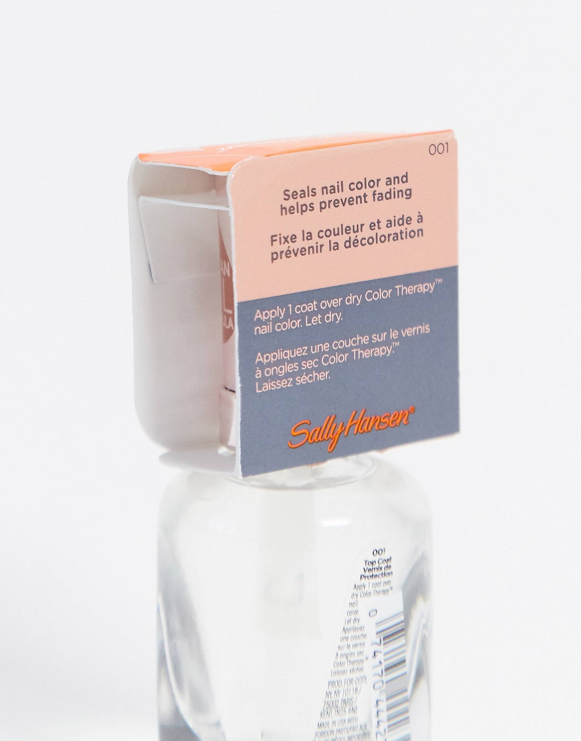 Sally Hansen Colour Therapy Top Coat Nail Polish with Argan oil