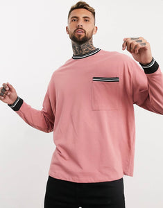 Bluzë Pique oversized pink