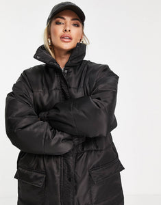 ASYOU midi puffer black