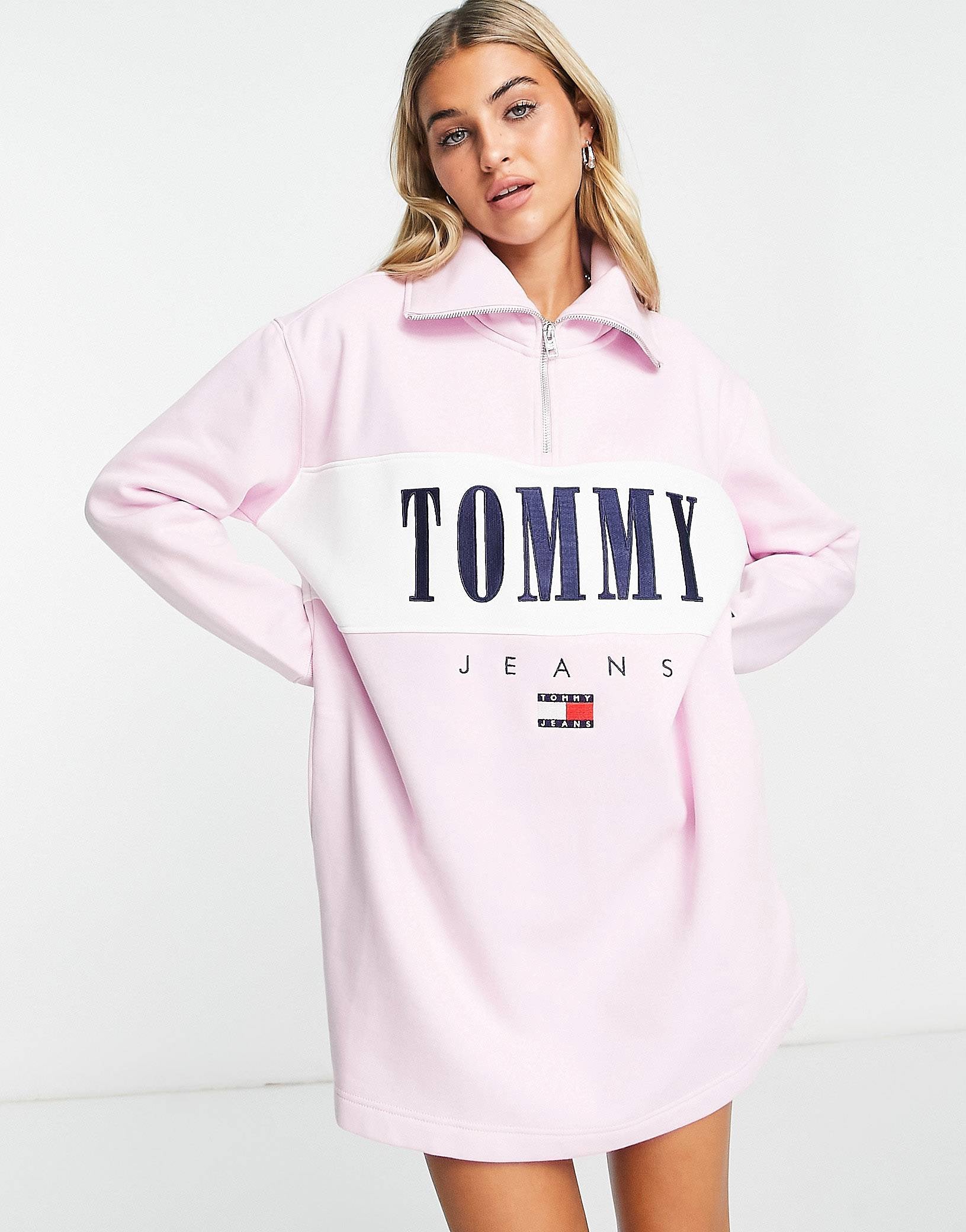 Tommy Jeans jumper dress pink
