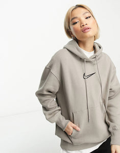 Nike Midi Swoosh phoenix fleece hoodie moon fossil