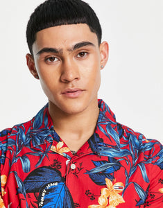 Tommy Jeans hawaiian tropical shirt