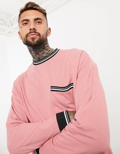 Bluzë Pique oversized pink