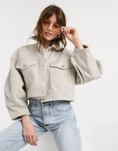 Load image into Gallery viewer, Jakne Denim oversized - Stone