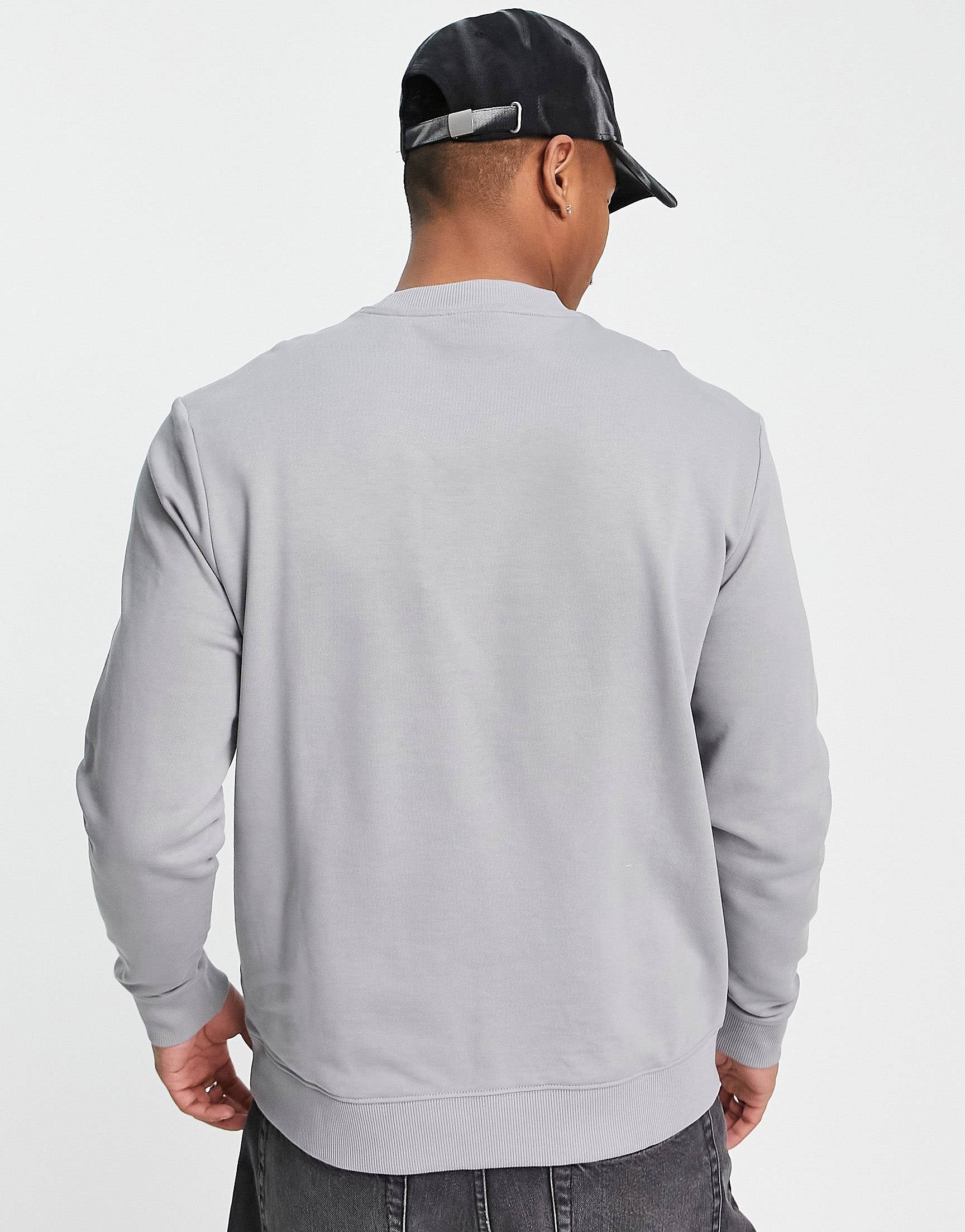 Hugo Duragol sweatshirt red logo in grey