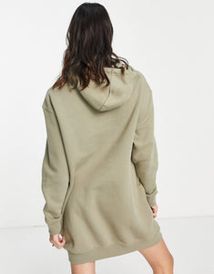 Nike utility hoodie dress green