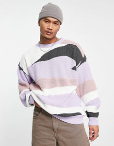 Topman jumper abstract print