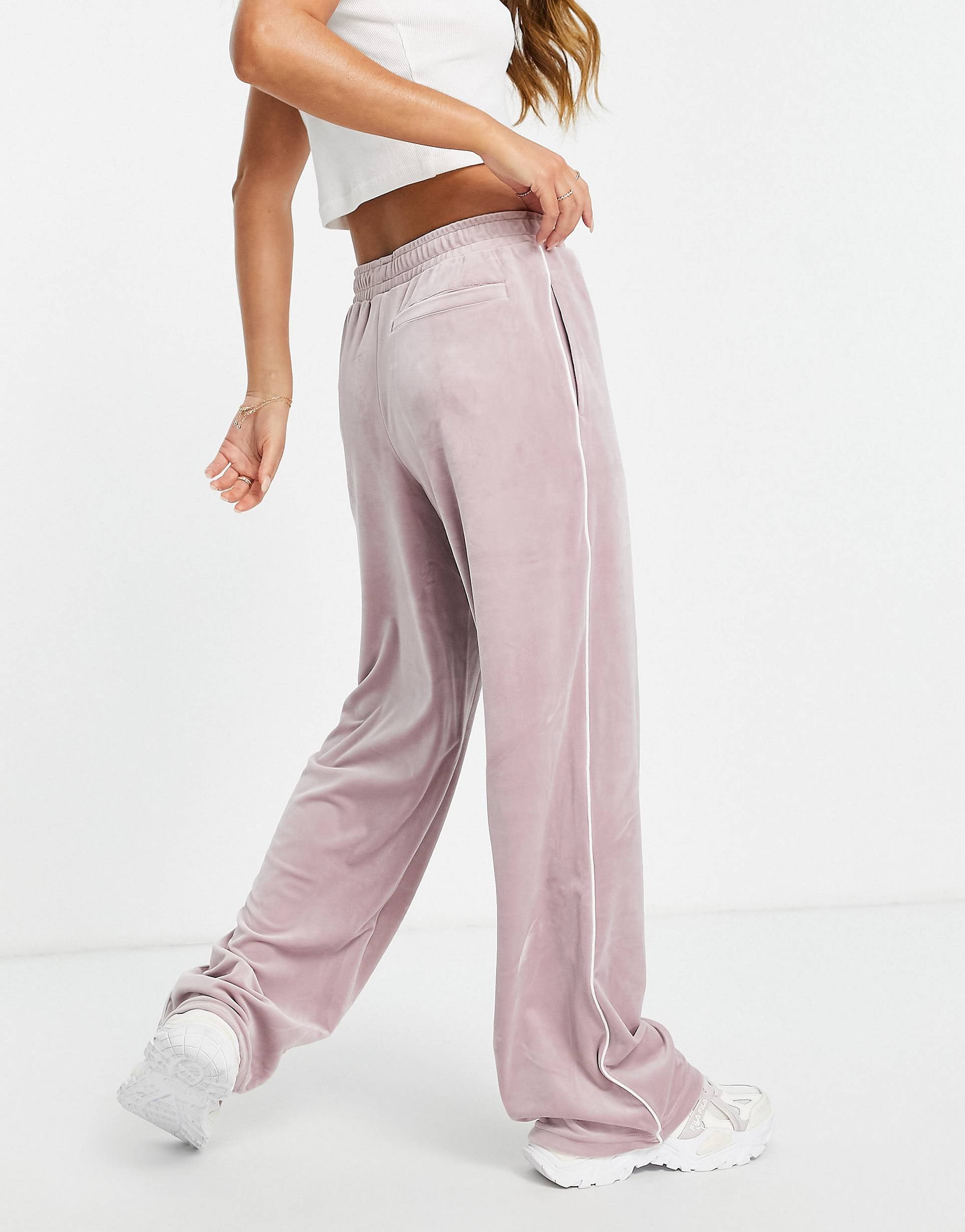 Fila velvet joggers hot sale