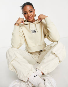 The North Face Dome cropped hoodie beige