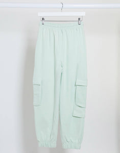 Utility joggers in mint - Trenerka të poshtme